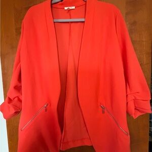 Maurices Bold Blazer with Zipper Accents